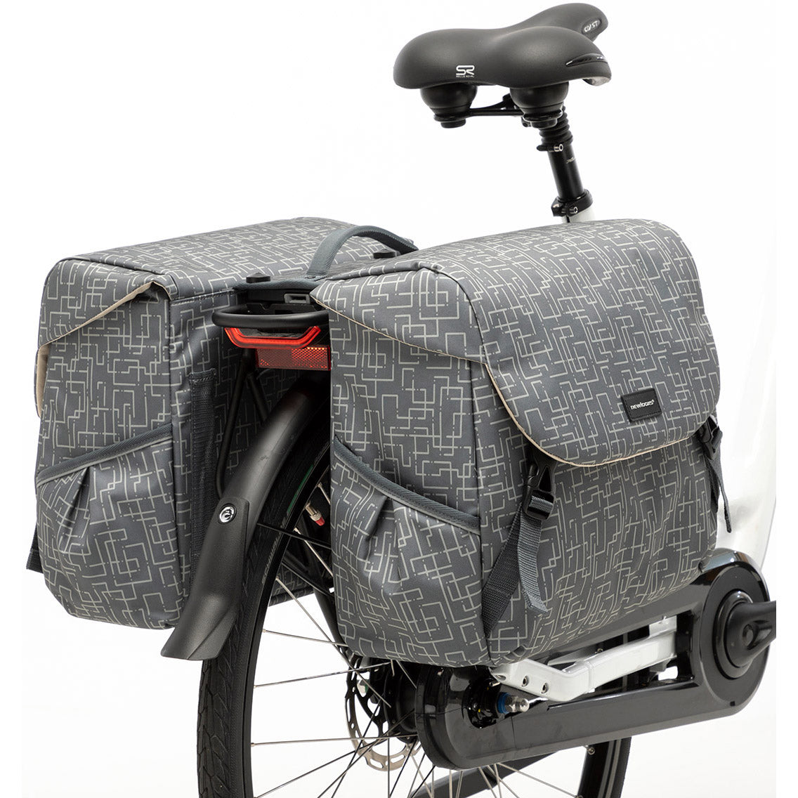 Mondi Joy Double Pannier - Water-repellent Polyester - 38L - MIK Adapter - Ivy Walnut