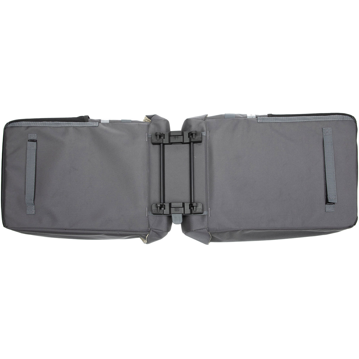 Vigo Double bicycle bag - sporty, water-repellent, black-grey