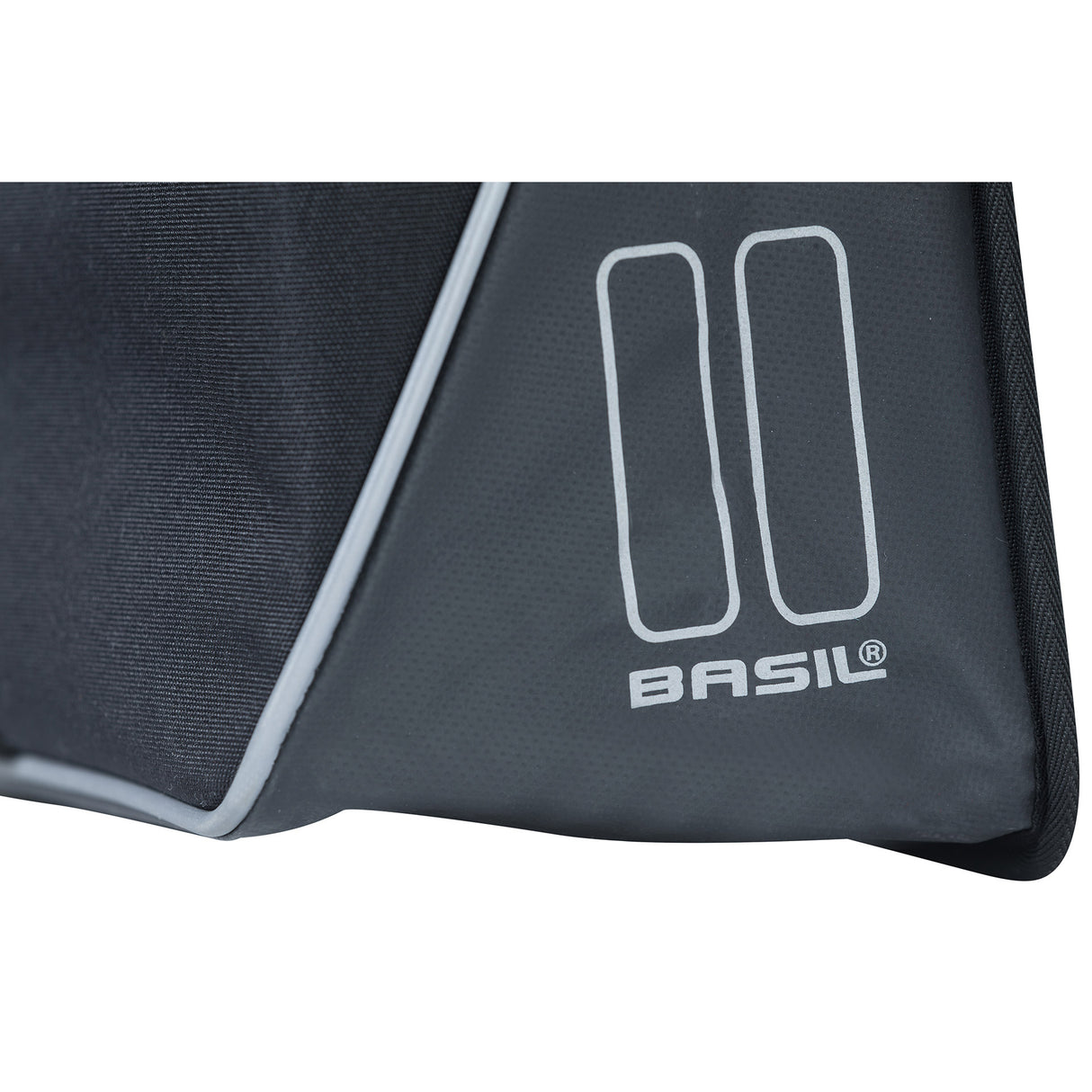 Basil Forte Double Bicycle Borsa, nero nero, acqua -repellente, 35L