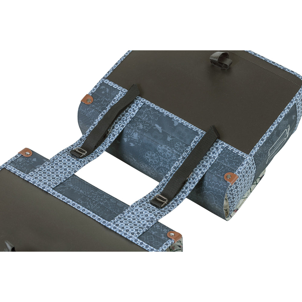 Basil Boheme Double Pannier - Blue