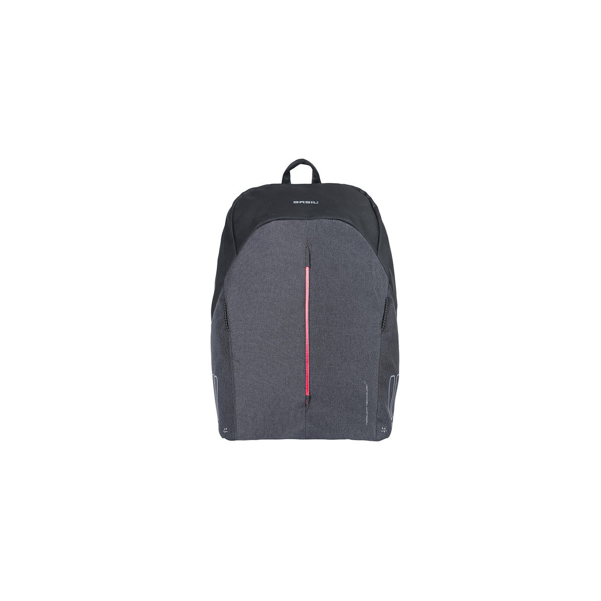Basil B -M -Safe Nordlicht - Mochila de bicicleta compacta para bicicleta eléctrica - 13L - Negro