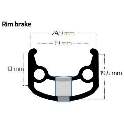 Bobike Ryde cerchio sputnik riflessione 28 622 36g 14g cnc alu argento