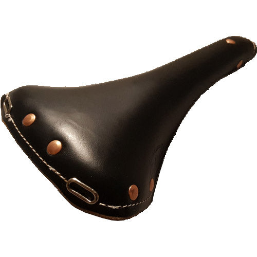 Selle Monte Grappa Monte Grappa Sattel Altes Sportleder schwarz