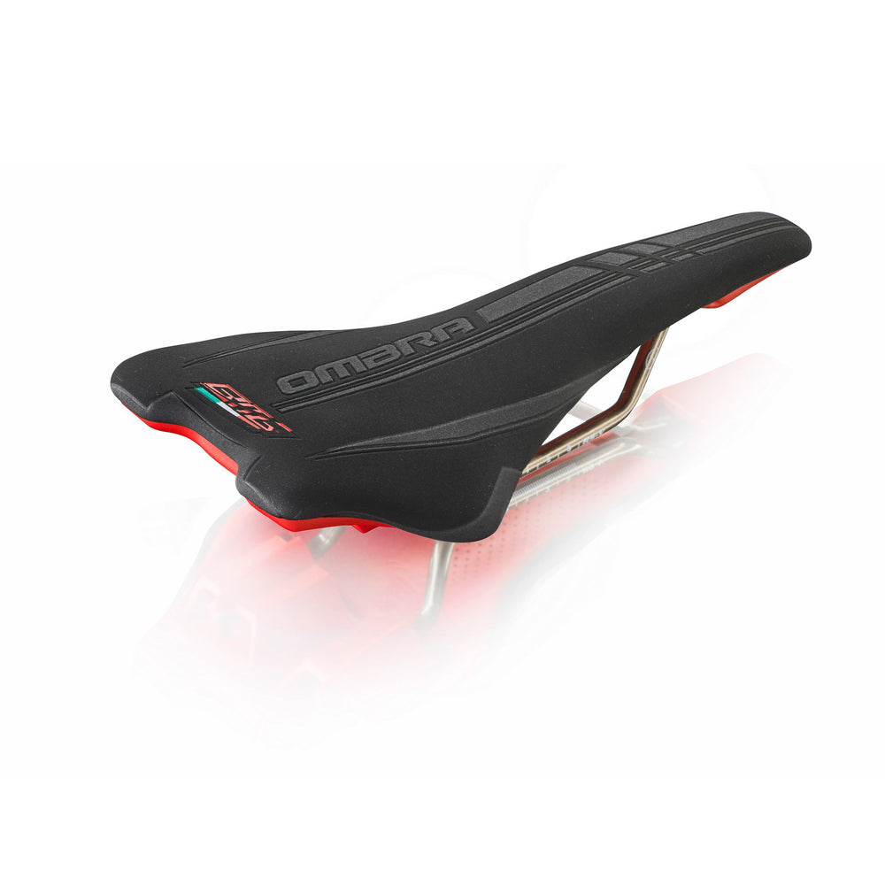 Selle monte grappa monte grappa saddle bmg ombra black red