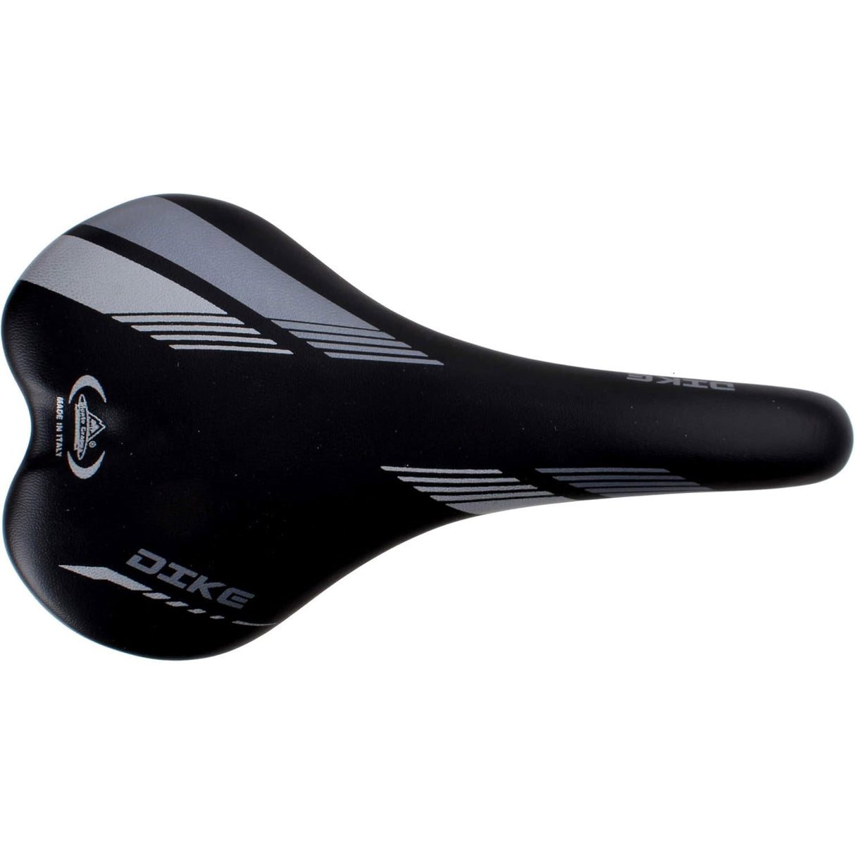 Selle monte grappa monte grappa zadel dike zwart zilver