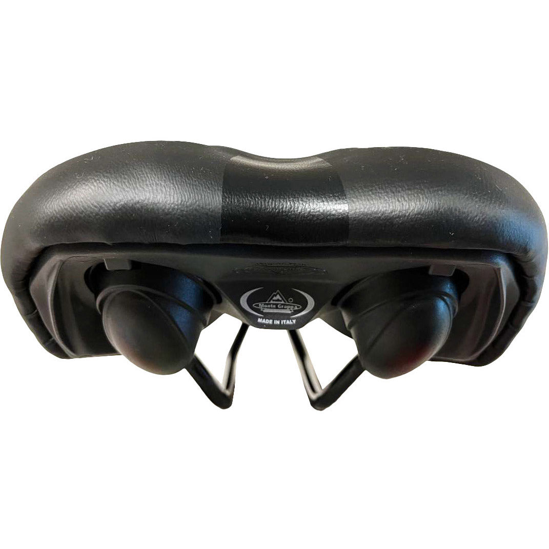 Selle monte grappa monte grappa saddle asola 6200 gel steel rail black