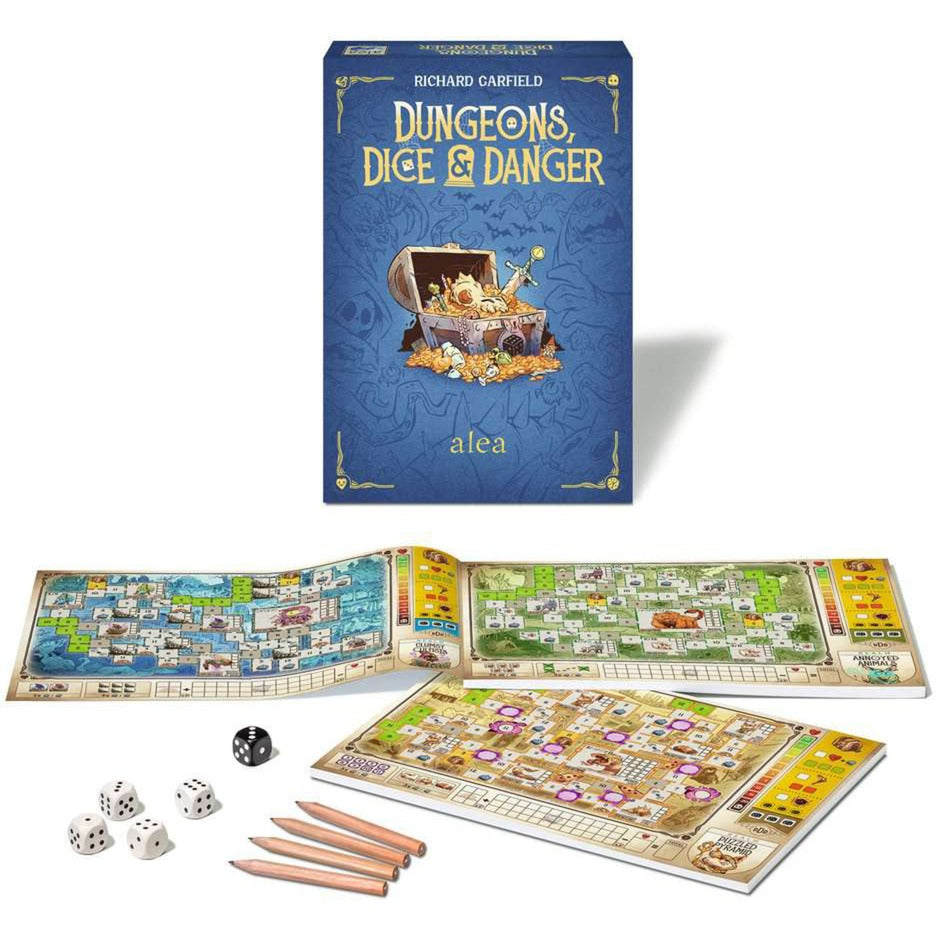 Ravensburger Dungeons, terninger og fare