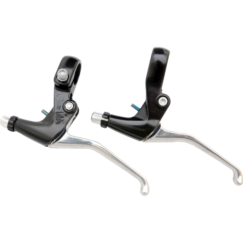 remgrepenset v-brake cantilever 4-vinger zwart 2-delig