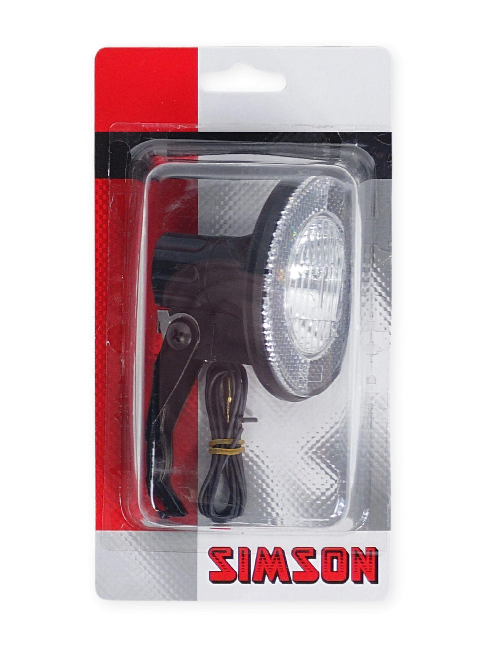 Simson Headlight Tour nero con staffa