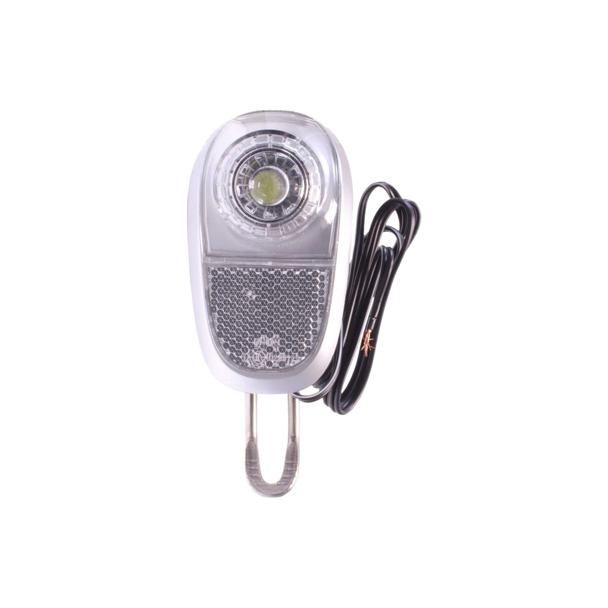 Simson front fork headlamp LED black hub dynamo on card