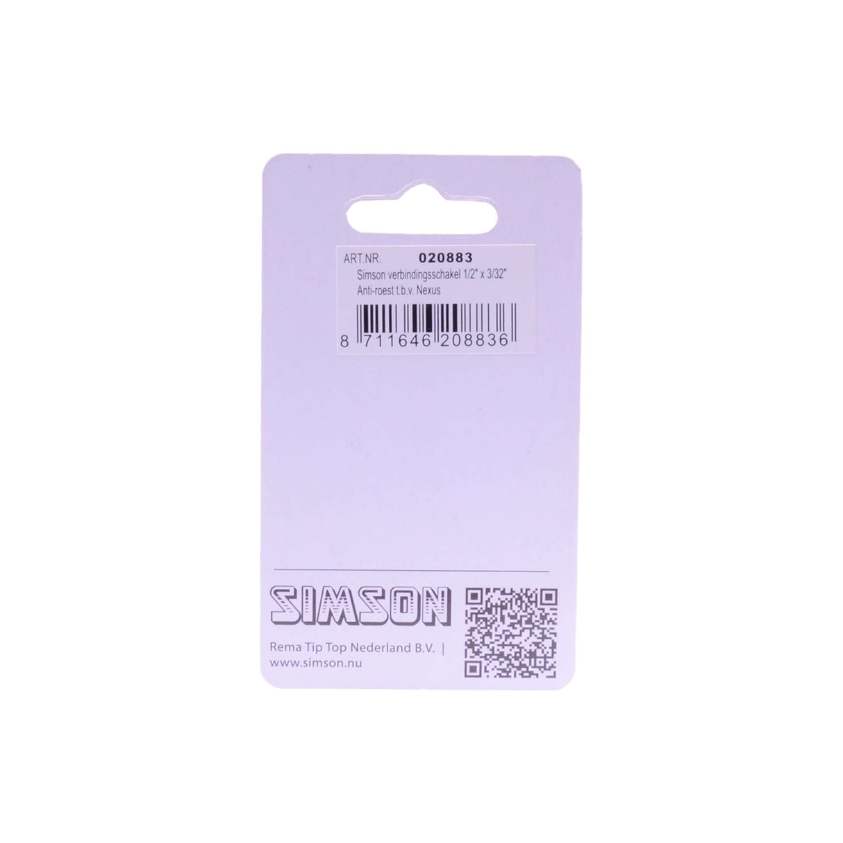 Simson Nexus Bicycle Chain sloveso. Anti-rust 1 2 x3 32