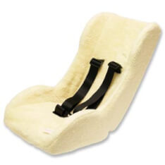 Melia Bakfiets Insert Chair - Kleinkindskala, weiß, 8-18 Monate, 550 g, 27,5 x 45 x 50 cm