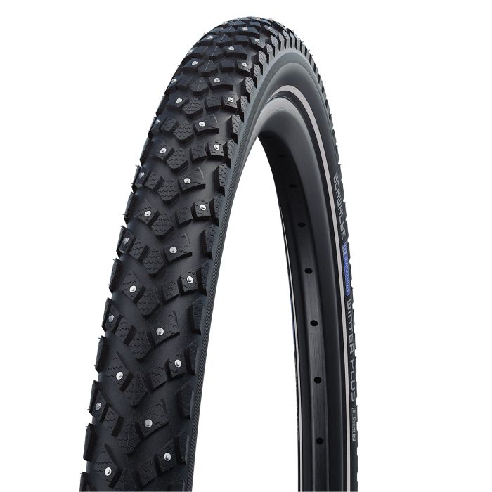 Schwalbe marathon winter plus - cableado - invierno - smartguard - 700x40c - negro + reflex