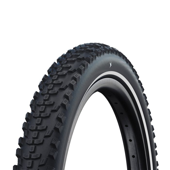 Schwalbe smart sam cargo - жичен - addix e - супер защита - 24x2.35 - черен + рефлекс