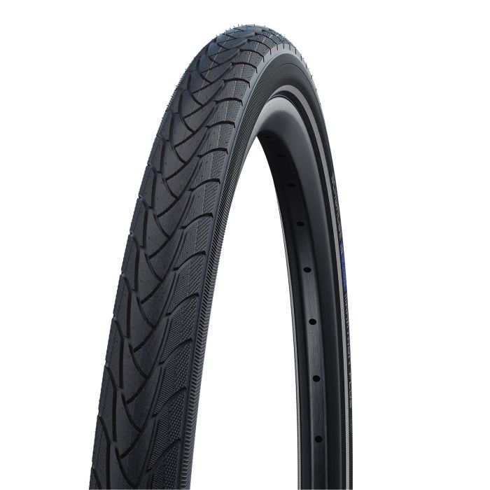 Schwalbe marathon plus - cableado - addix - smartguard - 28x2.00 - negro + reflex