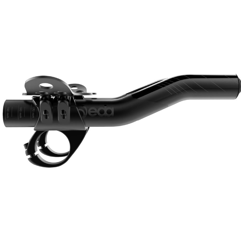 Extensions de TT Clip-on Superzero Deda, 190 mm, Black Ano