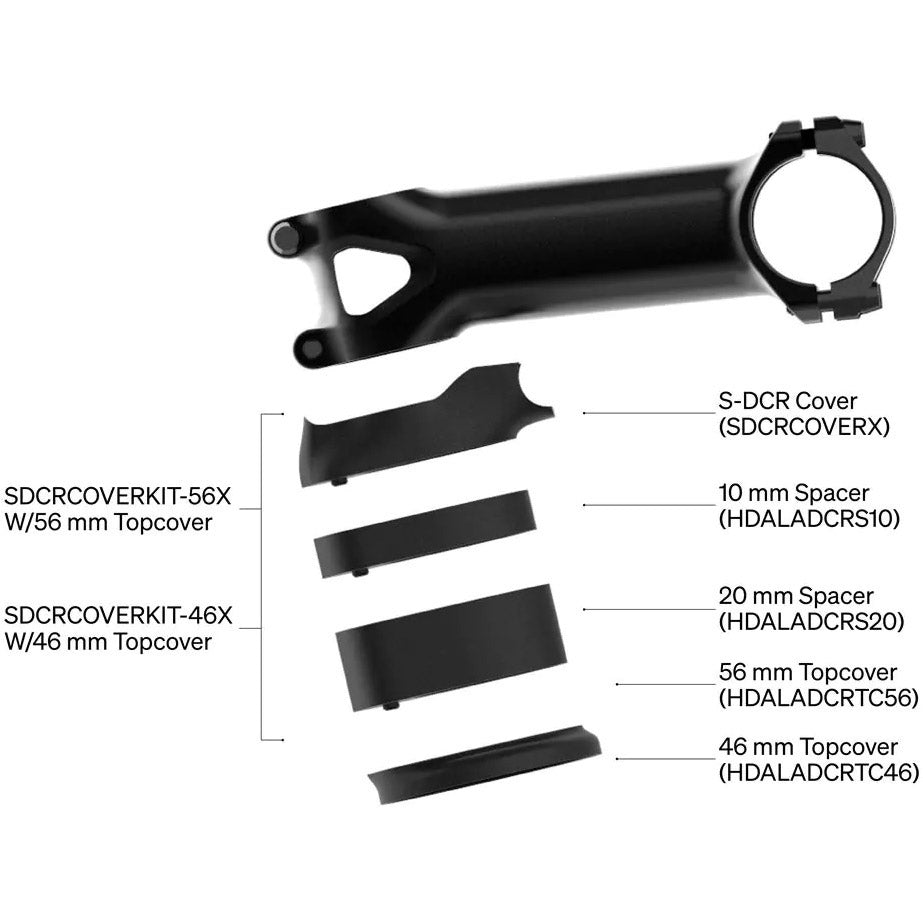 Dedacciai deda headset s-dcr 56mm for zero2 and zero1