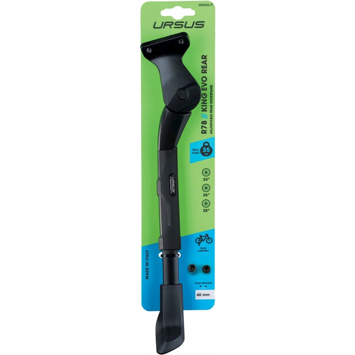 Caighdeán Ursus King Evo Fork Rear R40 Black