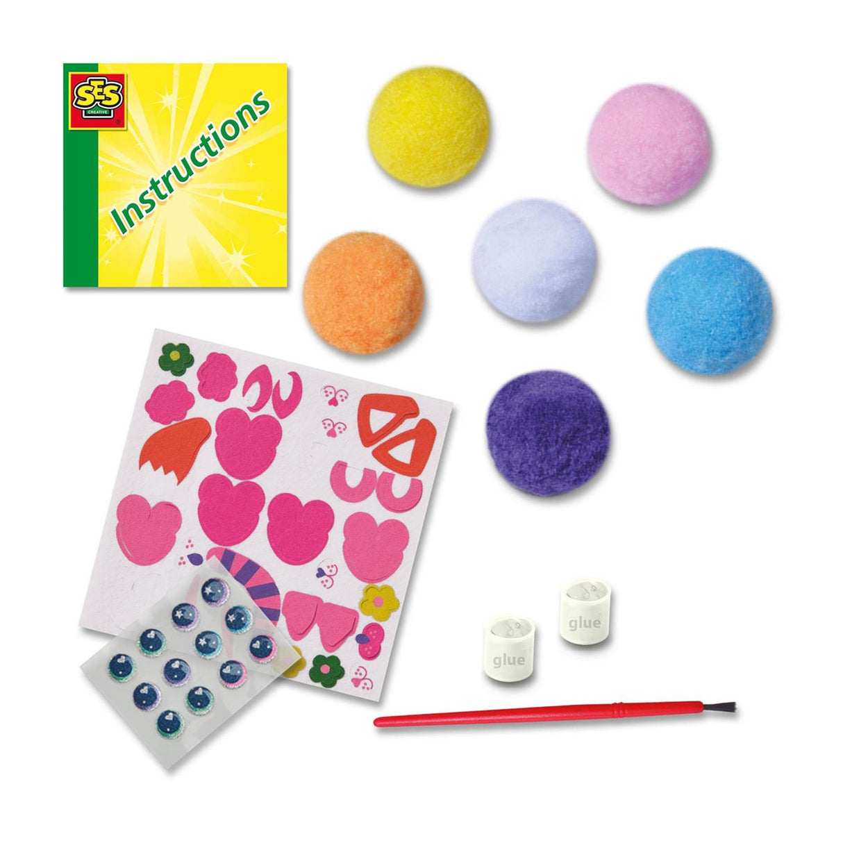 Ses pompon vriendjes