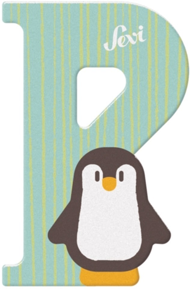 Sevi letter p penguin: 10 cm (83016)