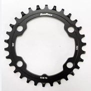 Sunrace Blad 32T 4-Arm 96 Black, schmal breites Alu a-symmetrisch