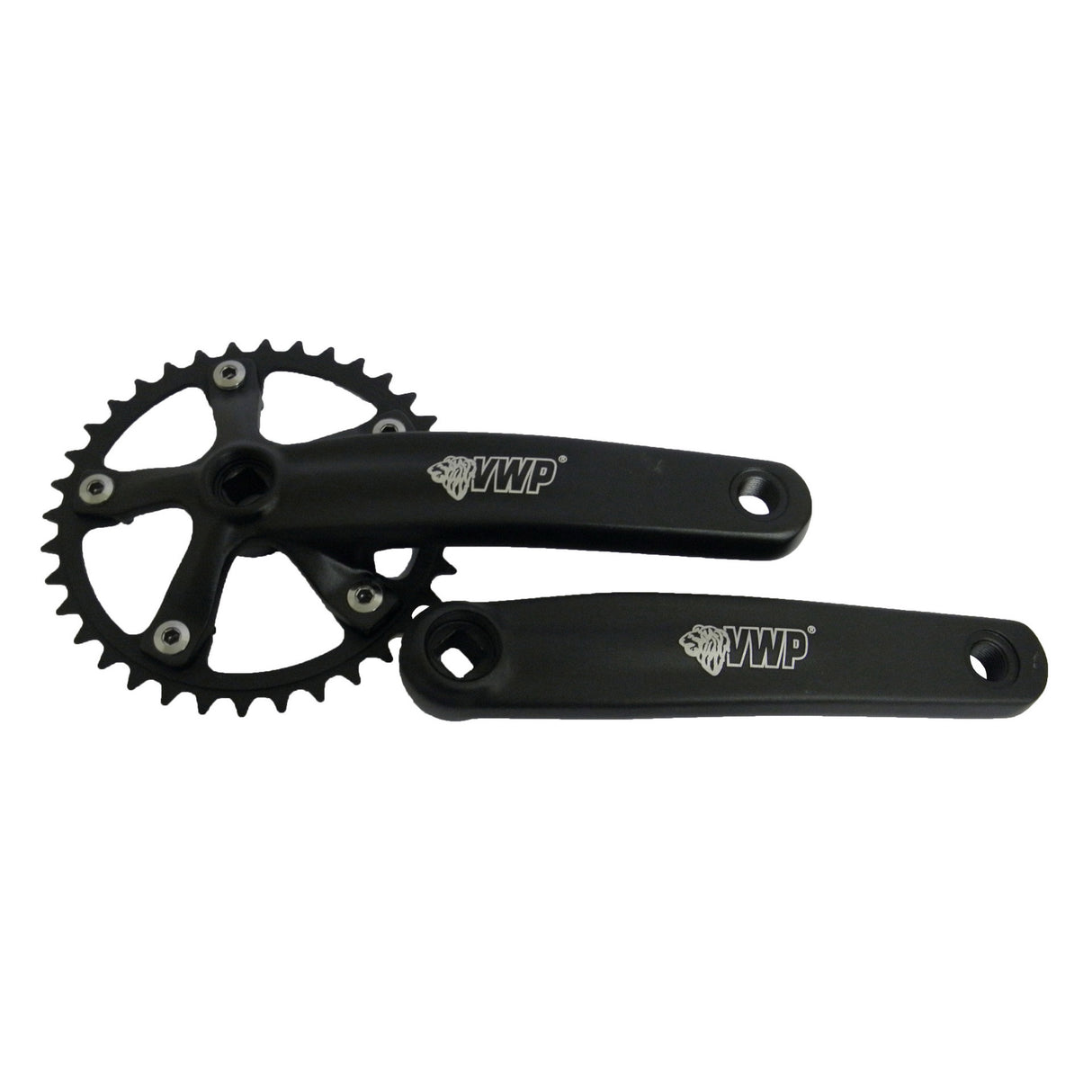 Vwp crankset 36t bmx mini-junior 170mm black