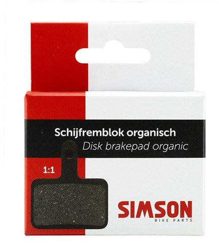 Simson disc brake pads organic shimano tektro