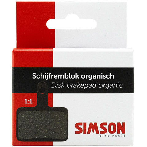 Simson disc brake pads organic shimano tektro