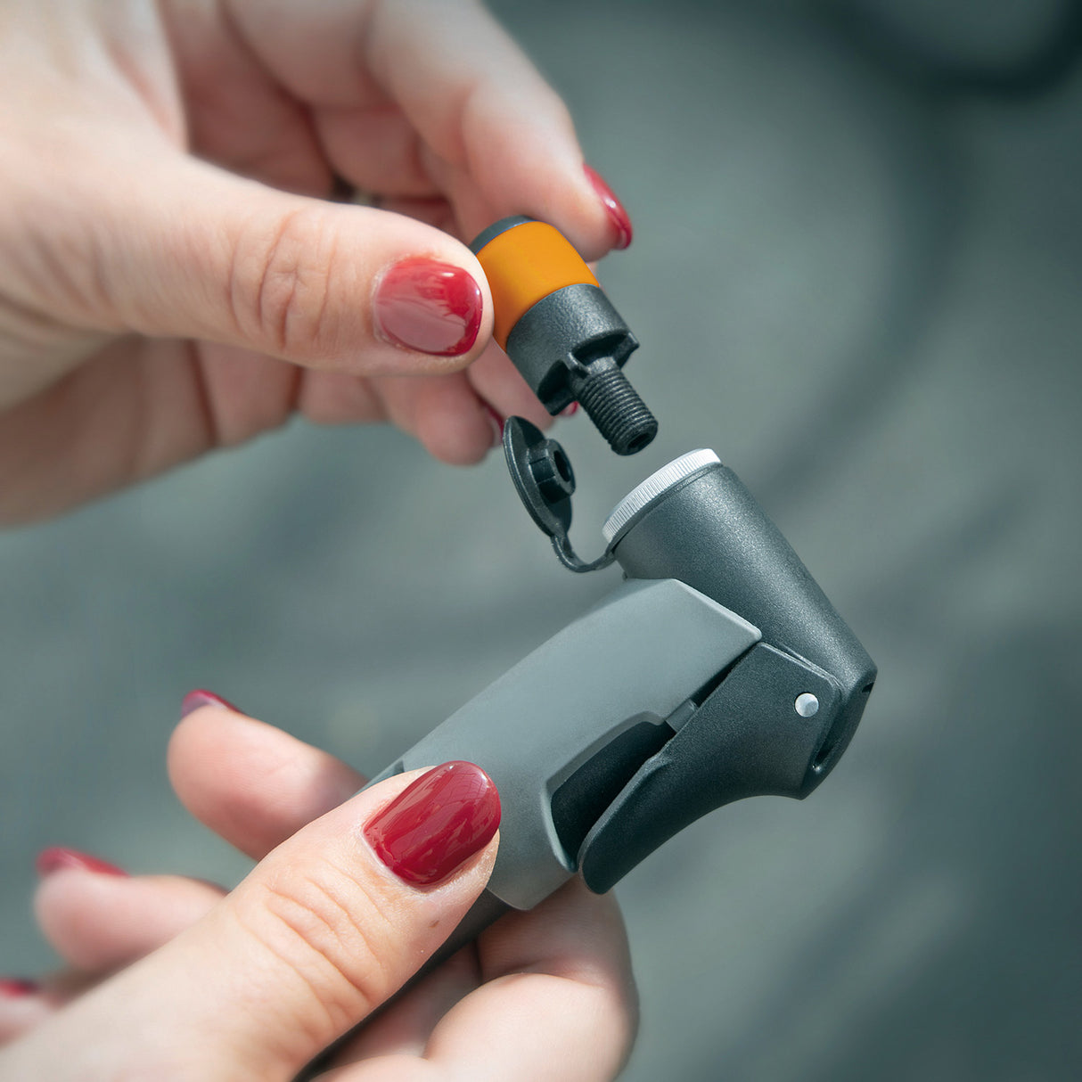 Adattatore Sks per testa pompa valvola Schwalbe Clik