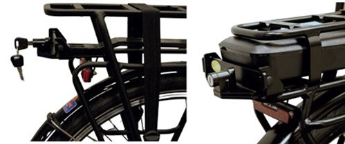 Steco battery lock bosch bes2 bes3 matt black