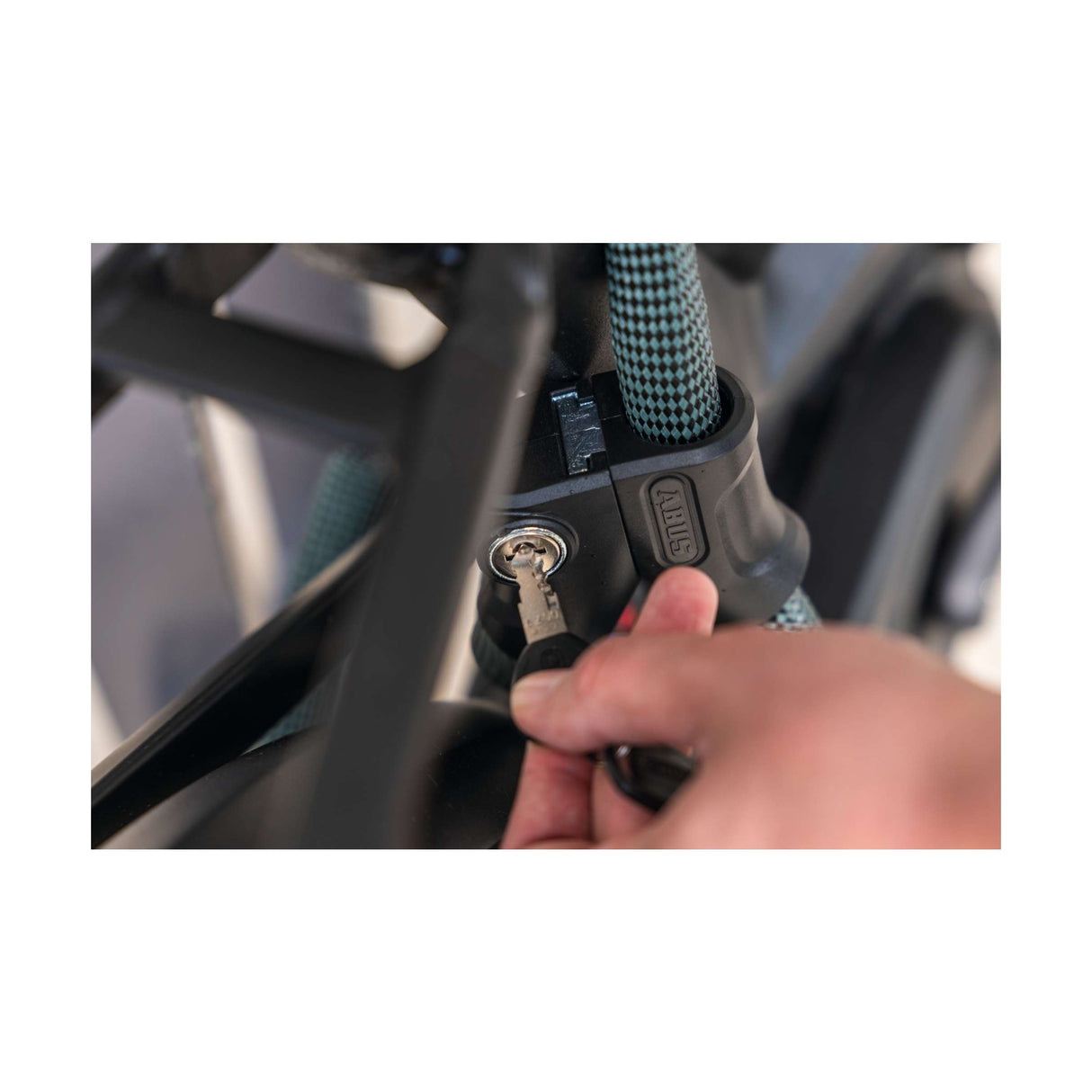 Lucchetto a catena Abus loop infinito 1806 140 verde lento