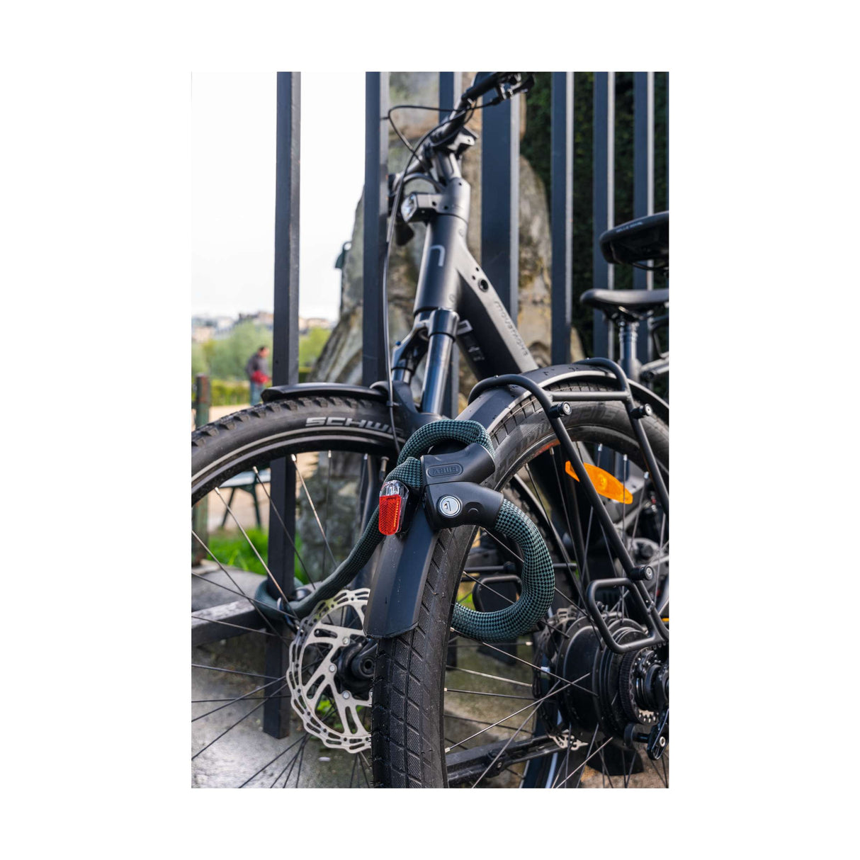 Lucchetto a catena Abus loop infinito 1806 140 verde lento