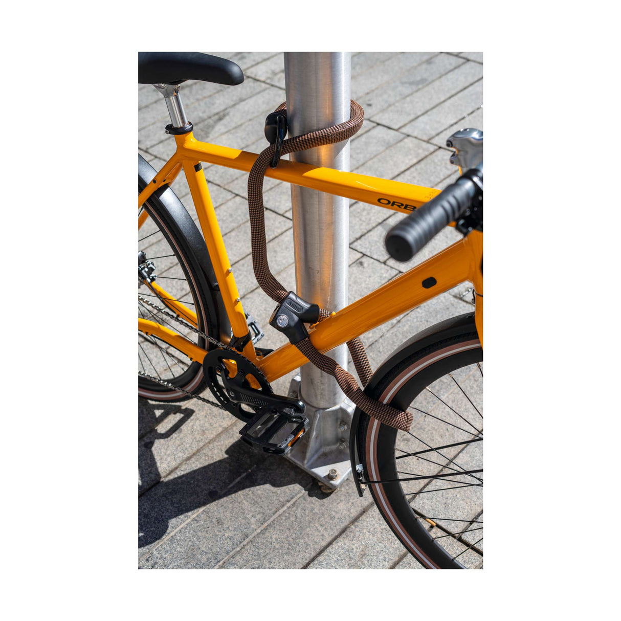 Lucchetto a catena Abus loop infinito 1806 140 autunno arancione