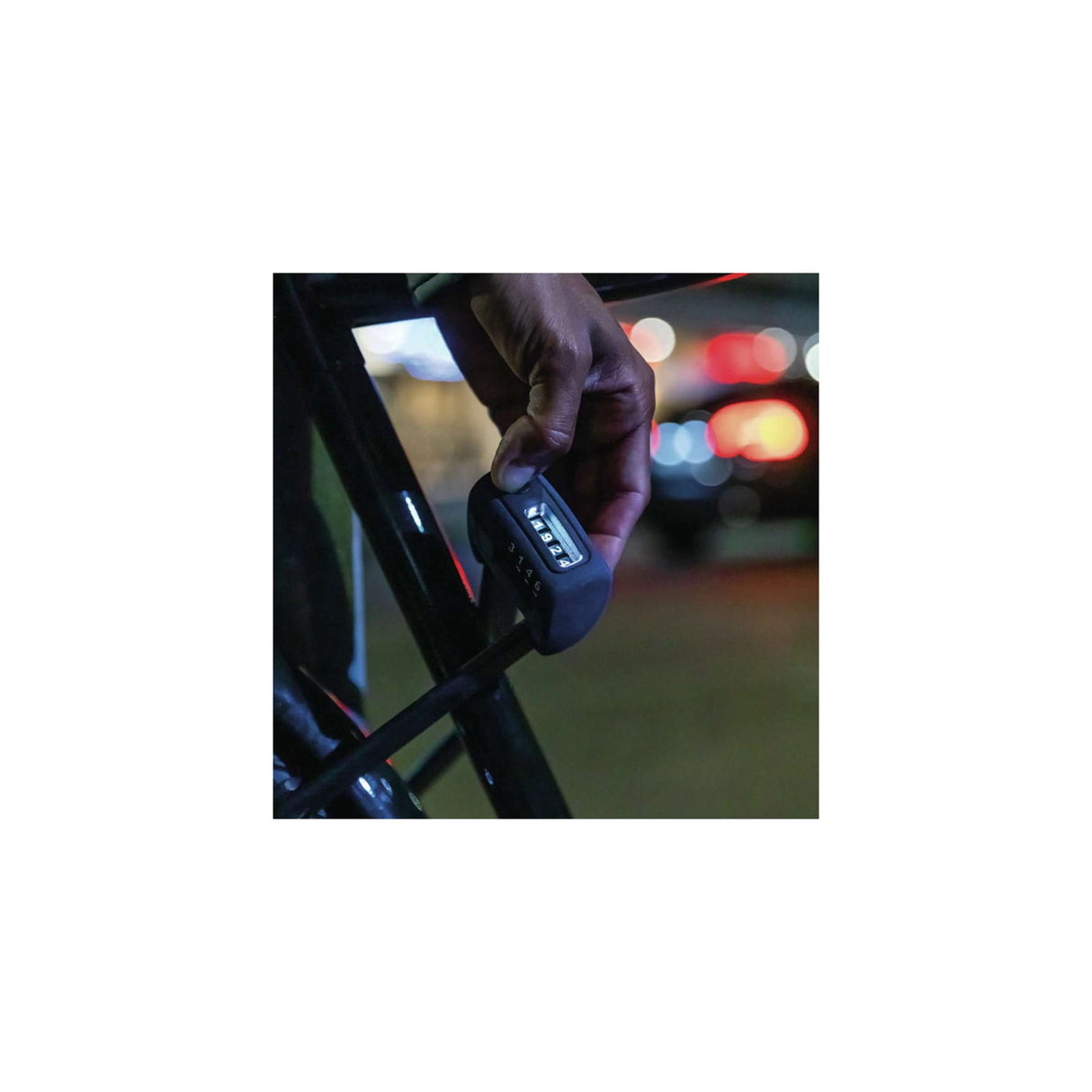 ABUS FOLDESLOT BORDO 6000C 90 LED nero SH - Blocco biciclette