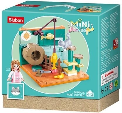 Sluban girl's dream kamer van de grijze kat (m38-b0919c)