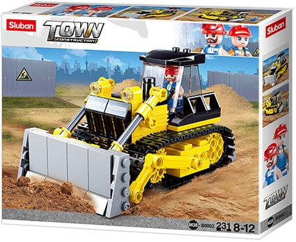 Sluban construction bulldozer (m38-b0802)