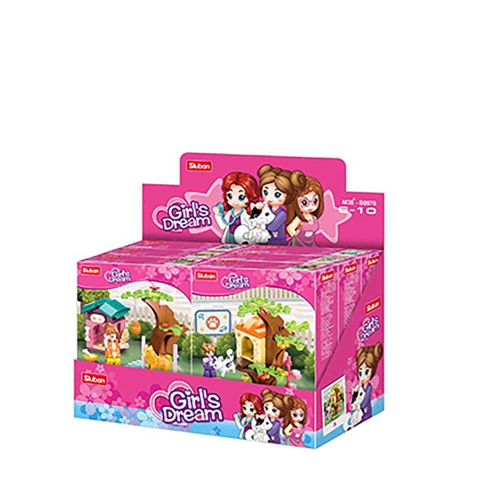 Sluban dierenamusementpark girl's dream (m38-b0970)