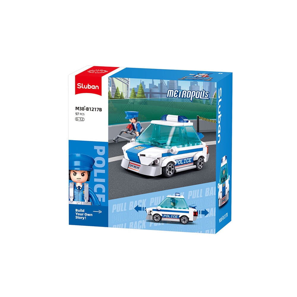 Sluban metropolis police-urban security patrol(pullback) (m38-b1217b)