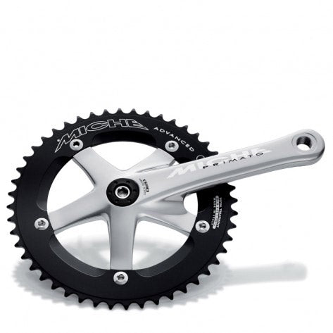 Miche Crankset Pista Advanced 175mm 52tds. 1 8 silver