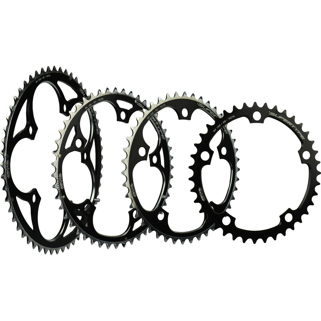Shimano Miche chainring 51t 3 32 51 130 supertype black