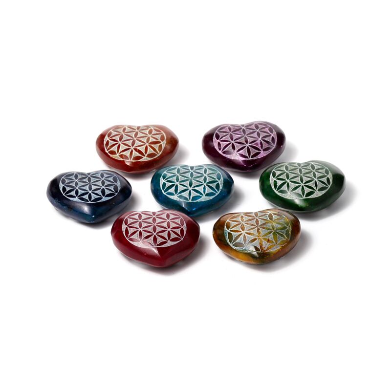 SOAPSTONE CHAKRA HART -Blume oder Lebensfutterstangenhalter