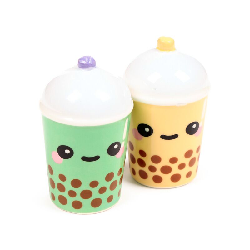 Boba matcha bubble tea foodiemals saleiros e pimenteiros