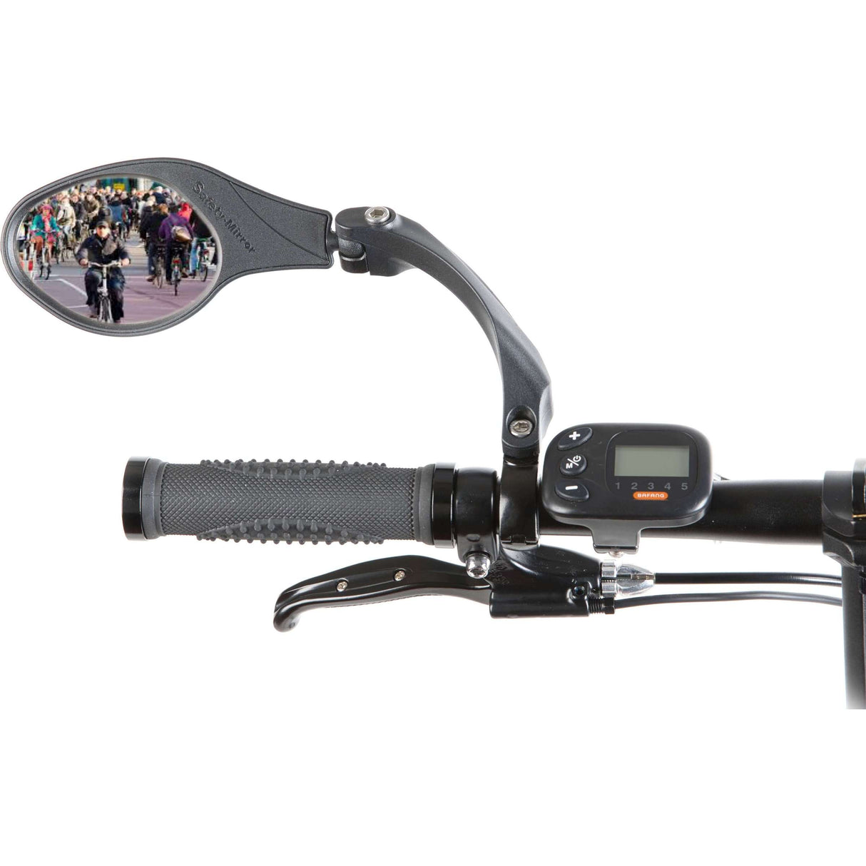 Mirror de direction mirage laissé 9 cm noir