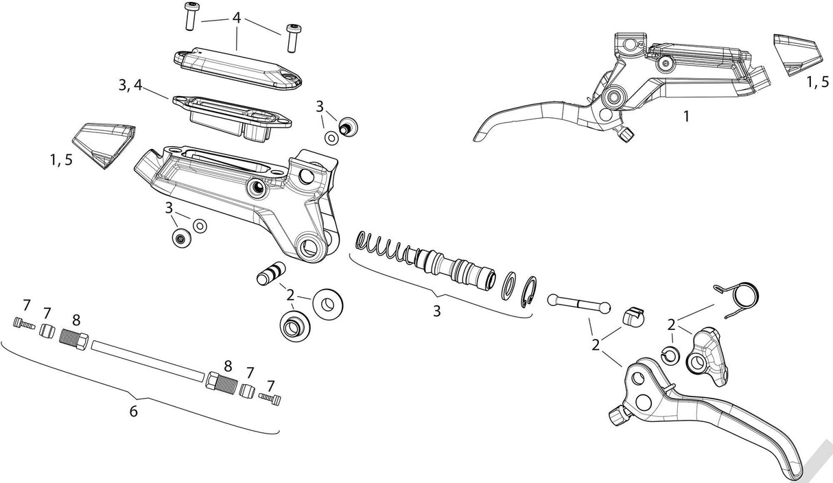 Motivo de freio a disco Sram em bronze Motivos de freio a disco dianteiro em bronze preto