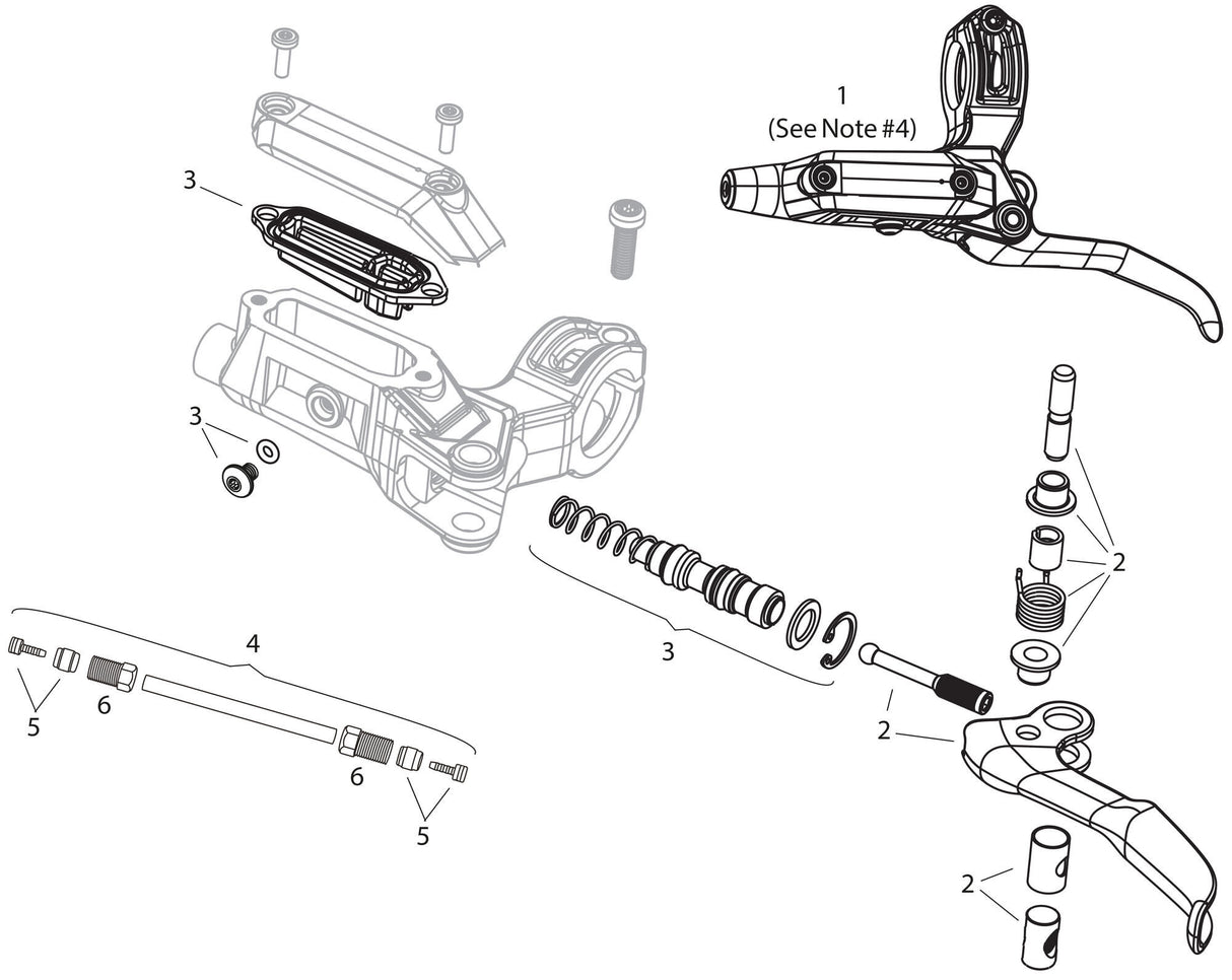 Sram disc brake db6 disc brakes db6 right black