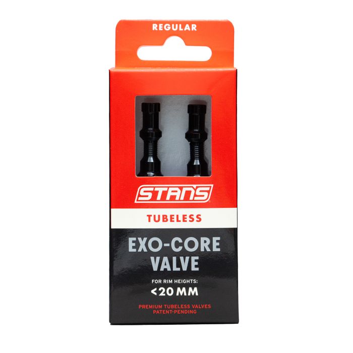 Stans stan's tubeless exo-core valves - regular - black