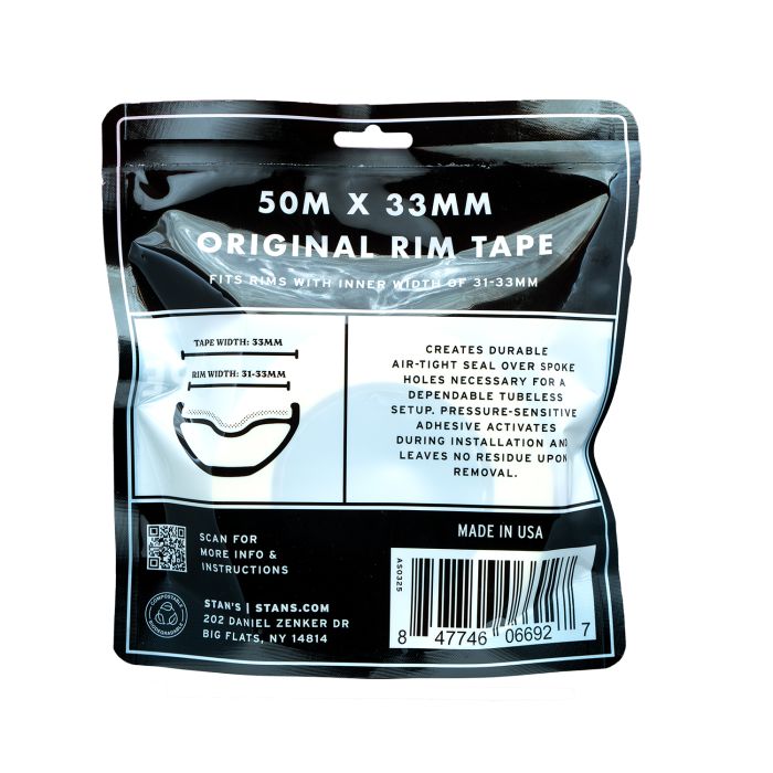 Stan's rim tape (50m) - 33mm