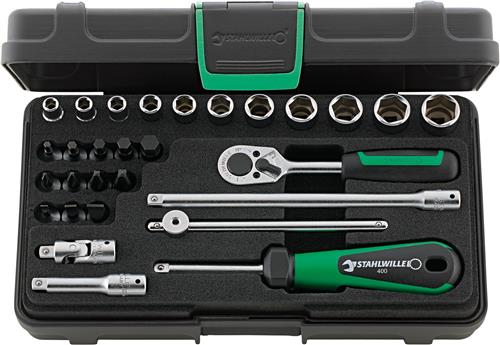 Stahlwille bit- doppenset 6k 1 4