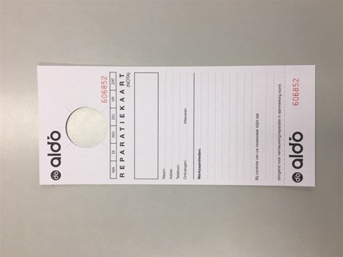 Aldo repair cards pack of 250