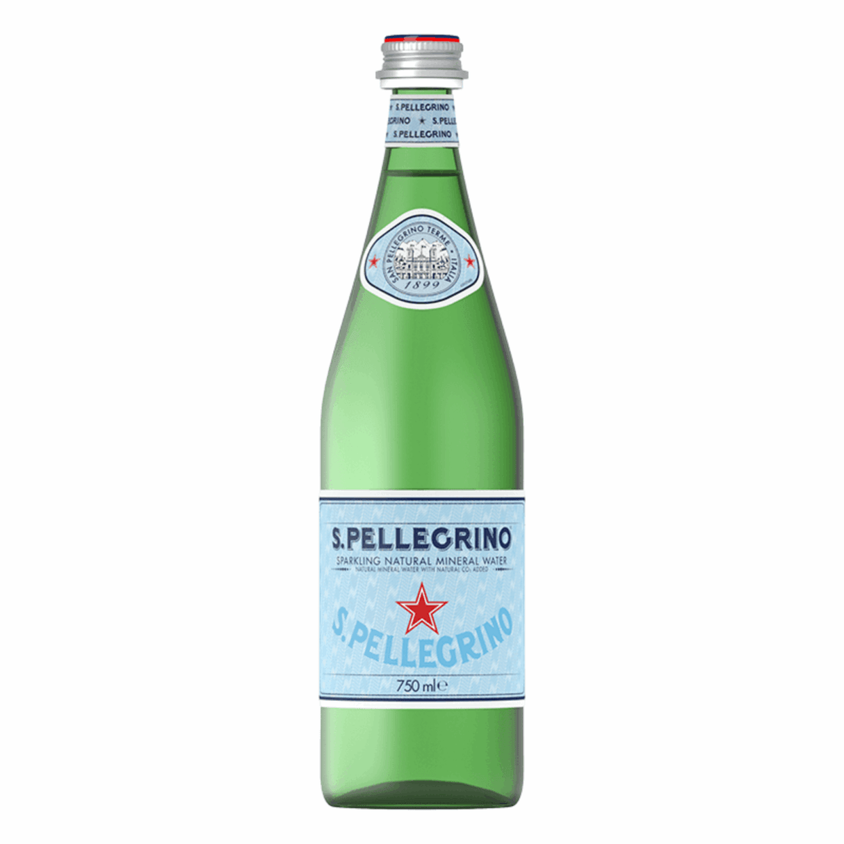 Sanpellegrino acqua minerale koolzuurhoudend (12x 75cl)